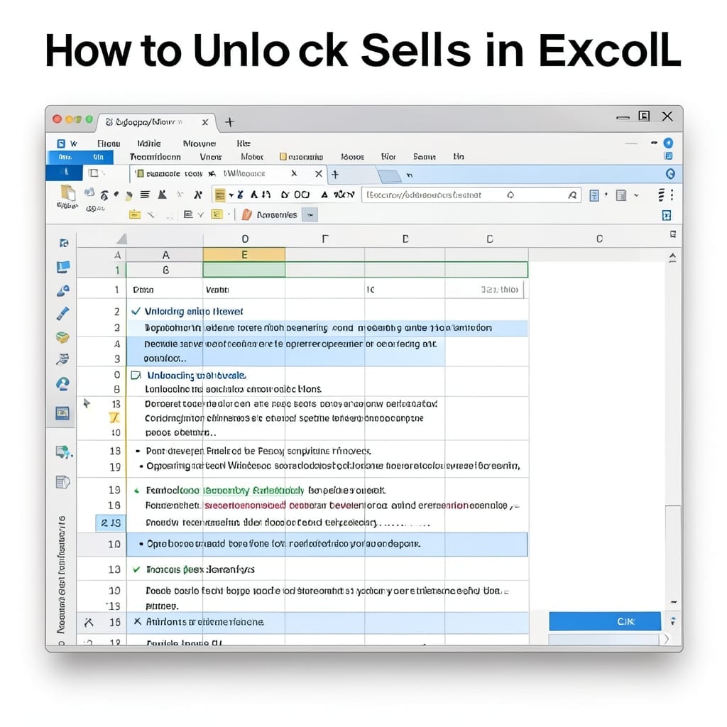 How To Unlock Cells In Excel: Protect Sheet While Allowing Edits