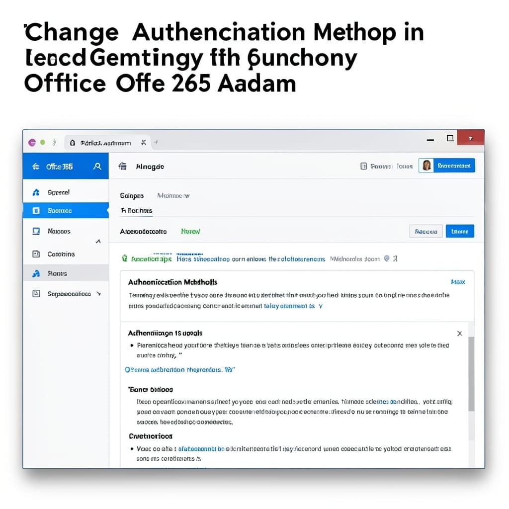 Change Authentication Method Office 365 Admin: Secure User Access in Minutes