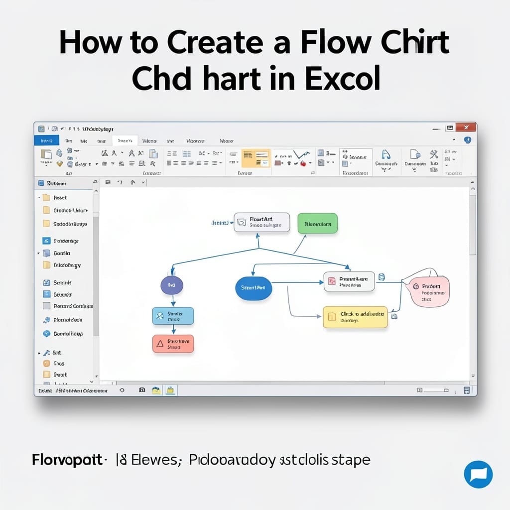 How to Create a Flow Chart in Excel: Smart Shapes and Connectors Method