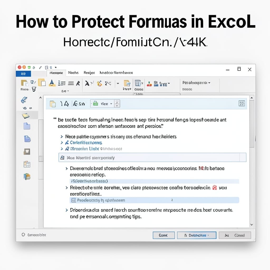 How to Protect Formulas in Excel: Lock Cells and Hide Formulas