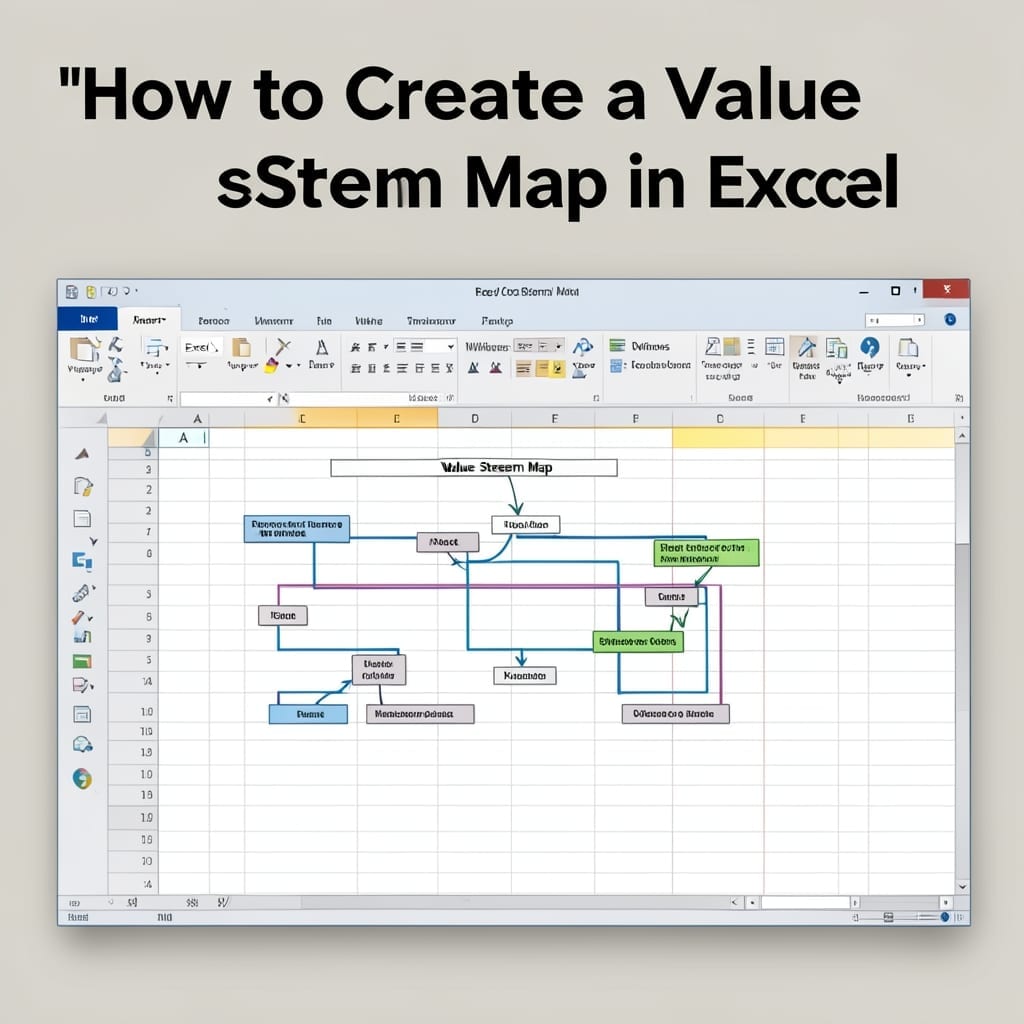 How to Create a Value Stream Map in Excel: Step-by-Step Visual Workflow Guide