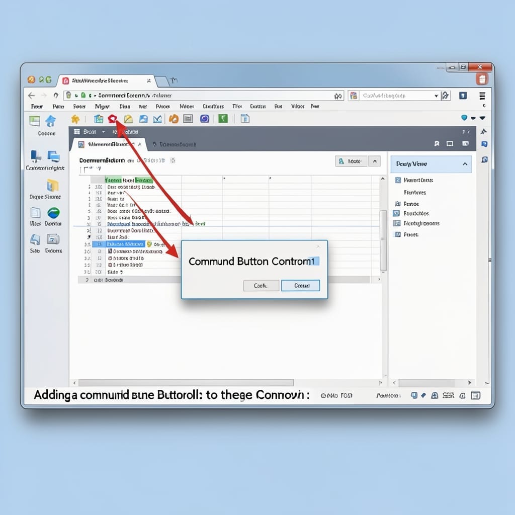 From Design View Add A Command Button Control To The Form: Step-By-Step UI Guide