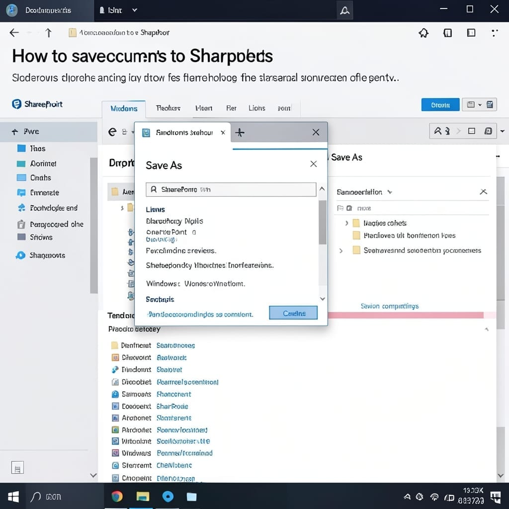 How to Save Documents to SharePoint: Step-by-Step Cloud Storage Guide