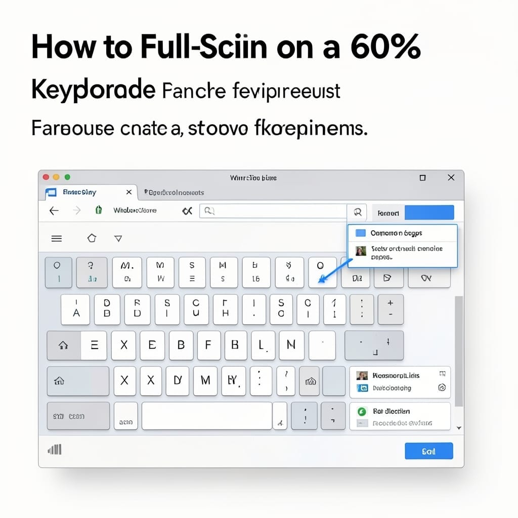 How to Full Screen on 60 Keyboard: Easy Key Combo for Compact Layouts