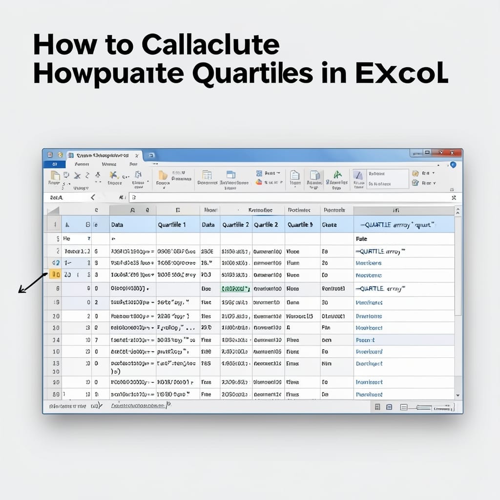 How to Calculate Quartiles in Excel: Precision Data Division Method