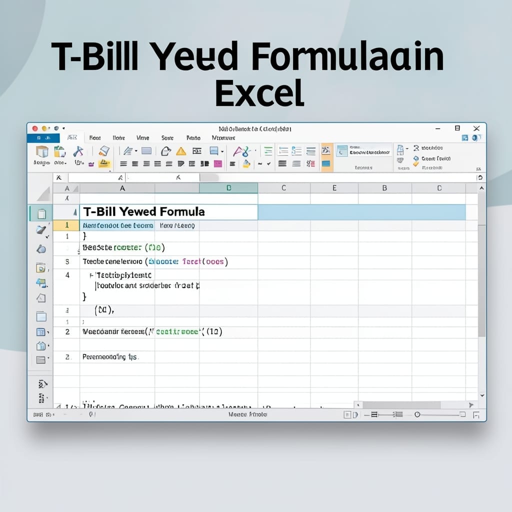 T-Bill Yield Formula Excel: Foolproof Calculation in Seconds