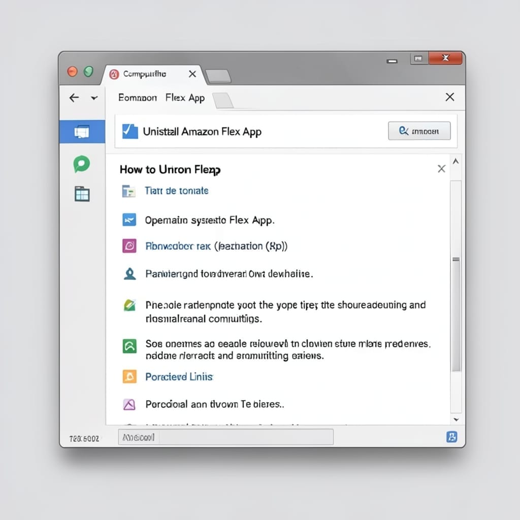 How To Uninstall Amazon Flex App: Complete Removal Guide