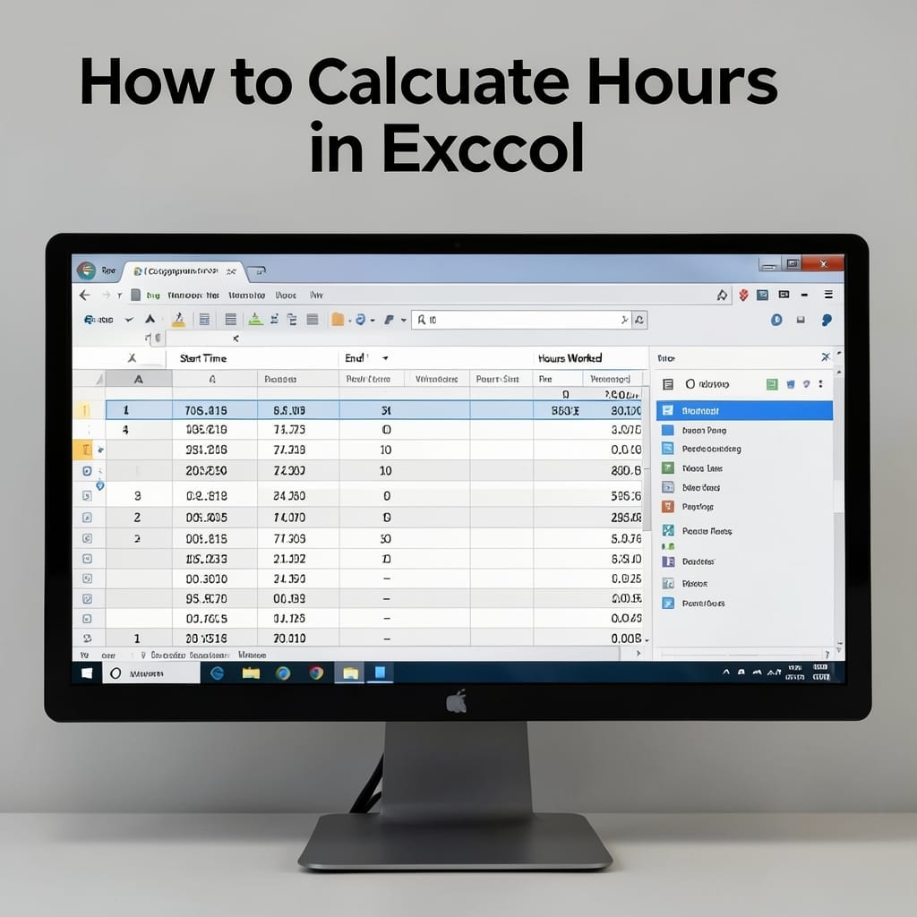 How to Calculate Hours on Excel: Time Difference Formula for Spreadsheets