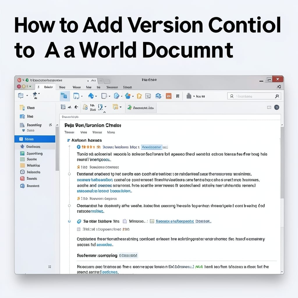 How To Add Version Control To A Word Document: Track Changes With Ease