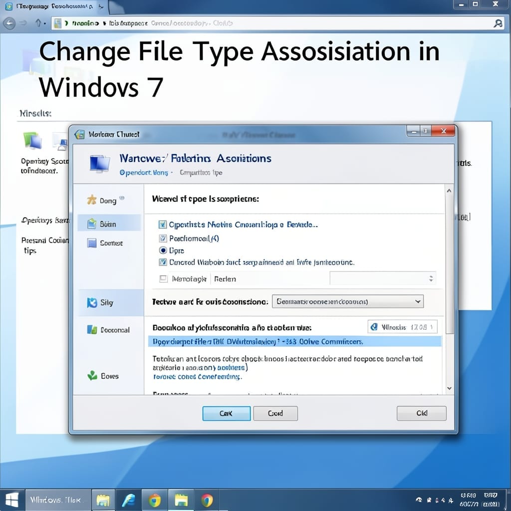 Change File Type Associations Windows 7: Quick Default App Reset