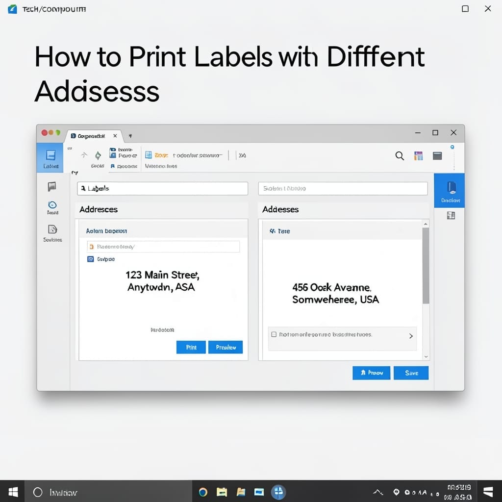 How to Print Labels With Different Addresses: Batch Processing Made Simple