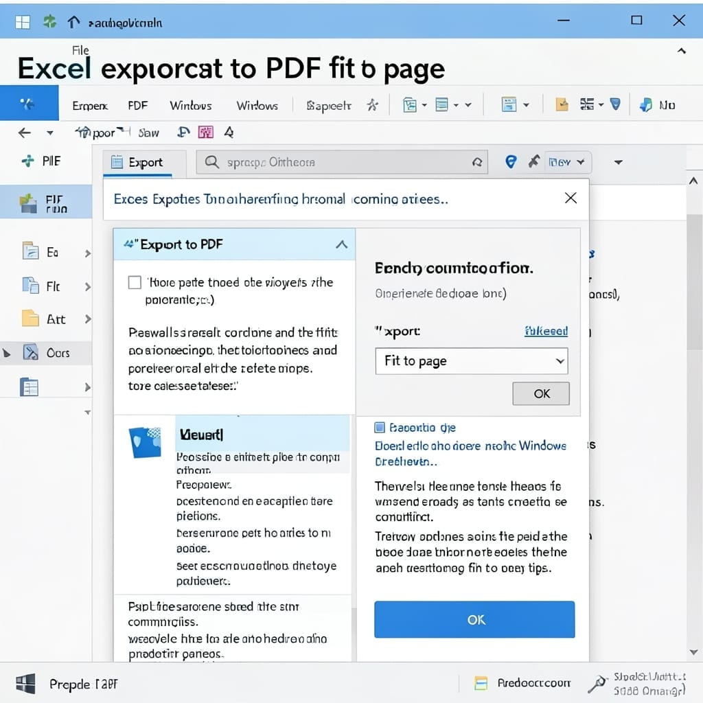Excel Export to PDF Fit to Page: Precision Scaling for Perfect Prints