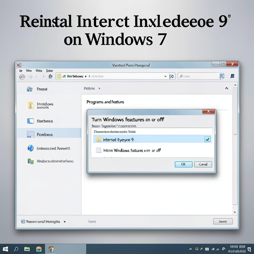 Reinstall Internet Explorer 9 on Windows 7: Legacy Browser Restoration Guide