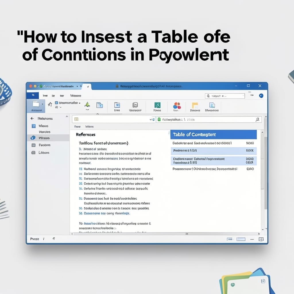 How To Insert Table of Contents in PowerPoint: Step-By-Step Slide Organization