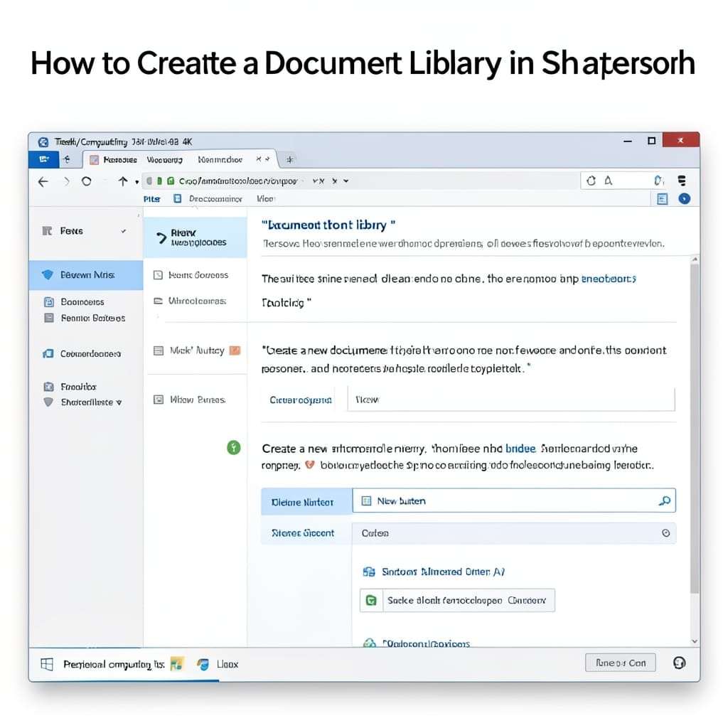 How to Create a Document Library in SharePoint: Streamlined Organization for Teams