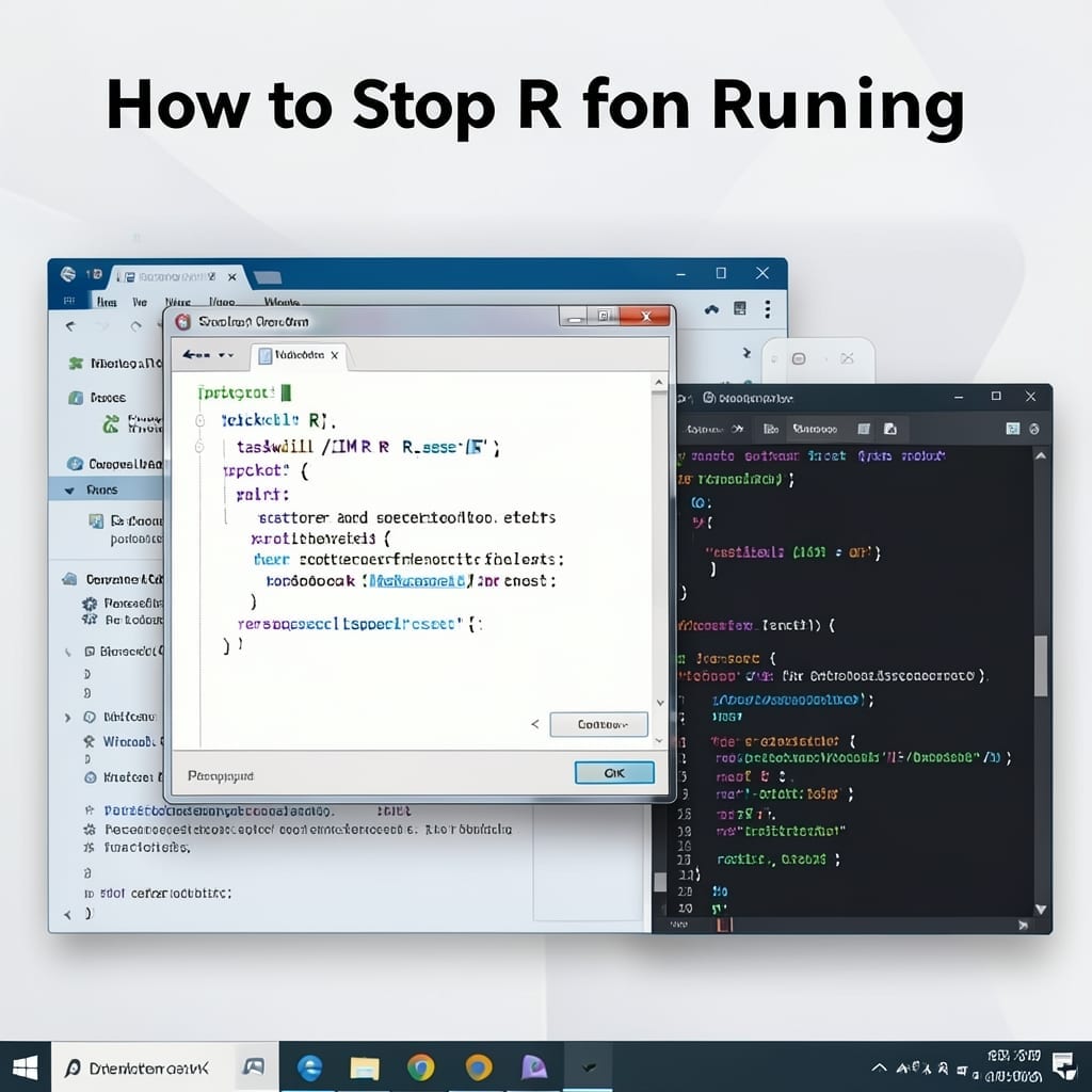 How To Stop R From Running: Terminal Command for Instant Process Halt