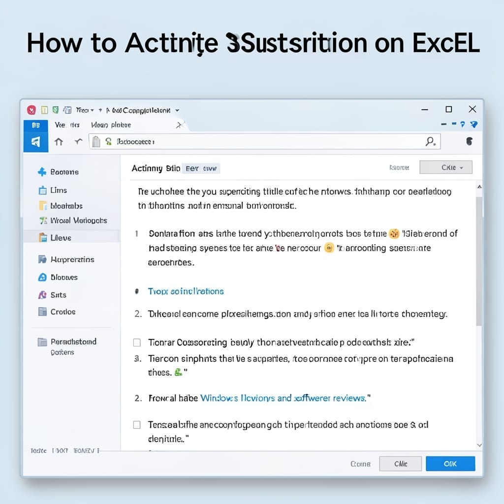 How To Activate Subscription On Excel: Simple Click-Through Process