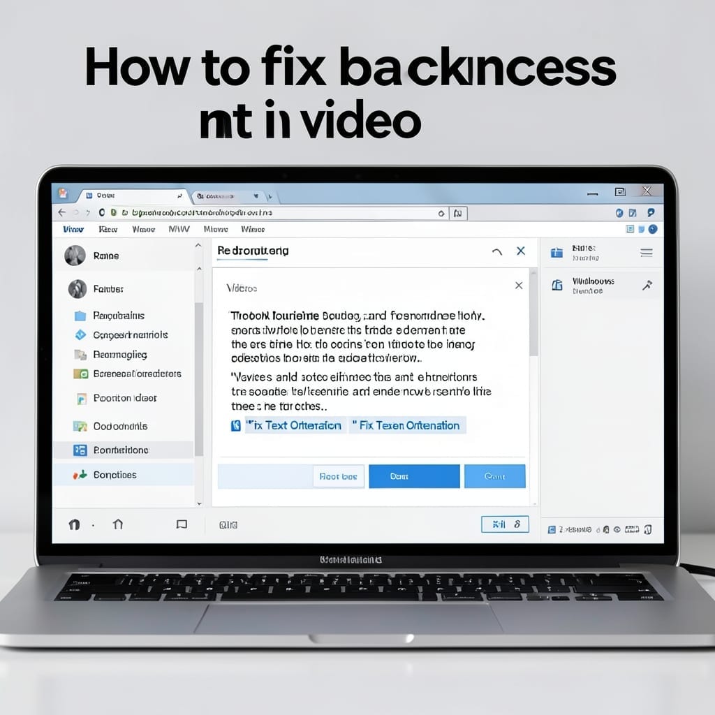 How To Fix Backwards Text In Video: Quick Flip and Mirror Solution
