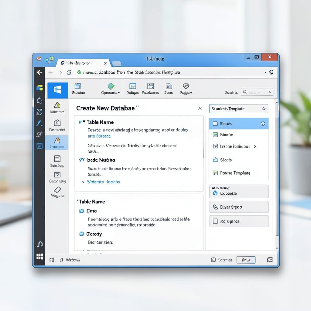 Create a New Database From the Students Template: Foolproof Setup in Minutes