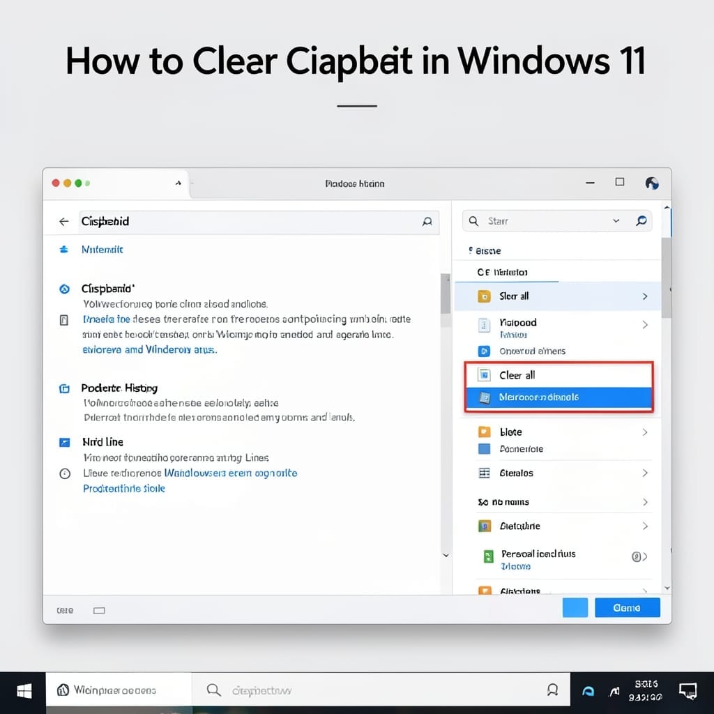 How to Clear Clipboard Windows 11: Quick Keyboard Shortcut Method