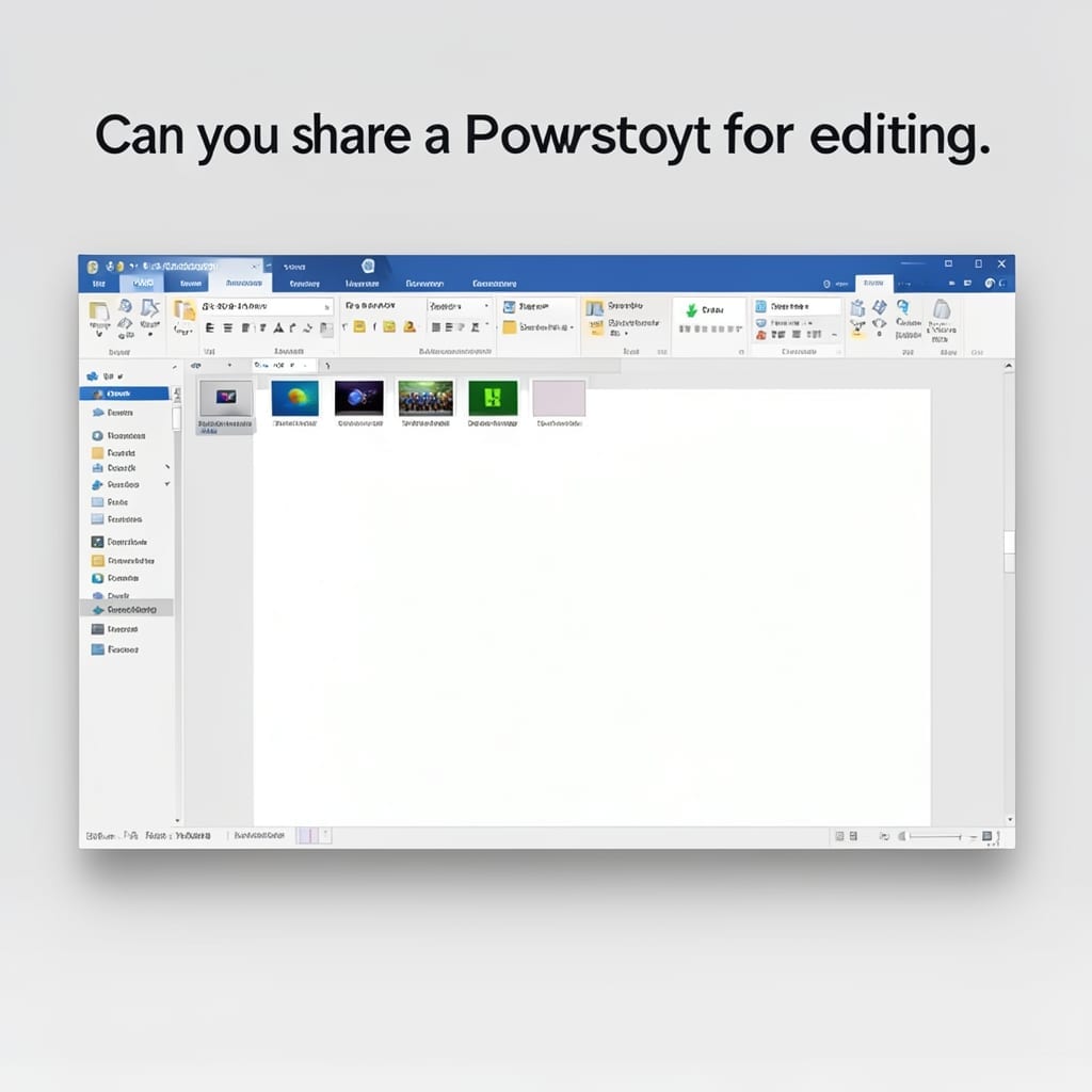Can You Share A PowerPoint For Editing: Collaborative Slide Design Template