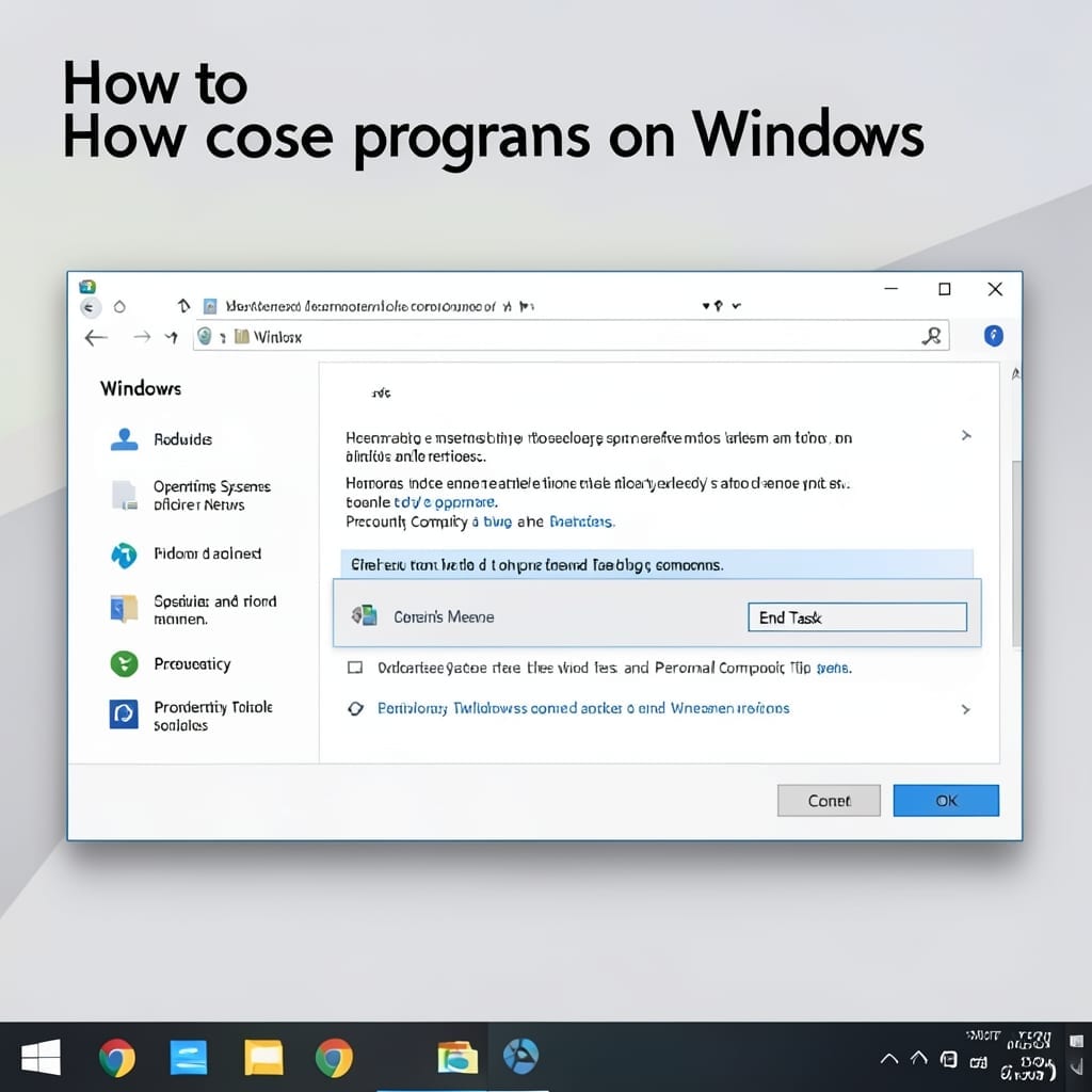How to Close Programs on Windows: Task Manager Method for Instant Results