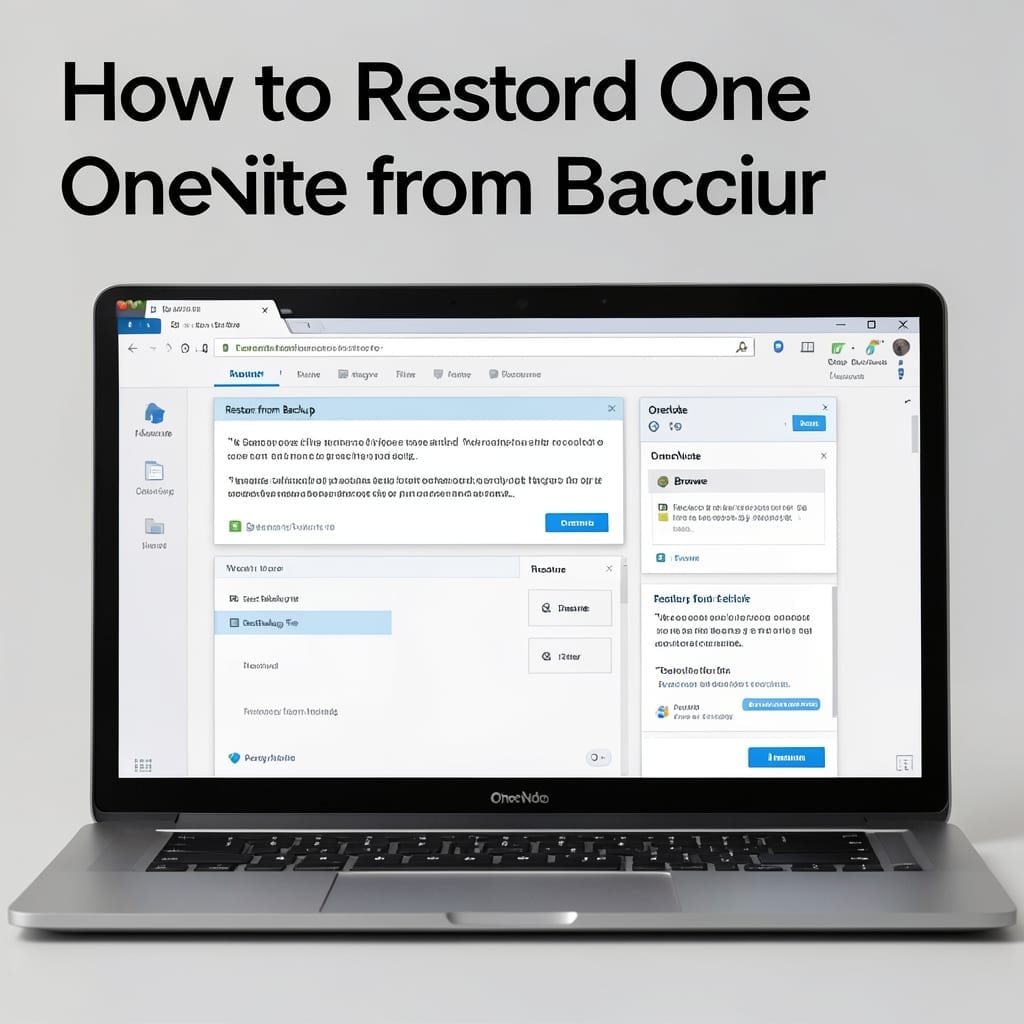 How To Restore OneNote From Backup: Foolproof Recovery in 3 Steps