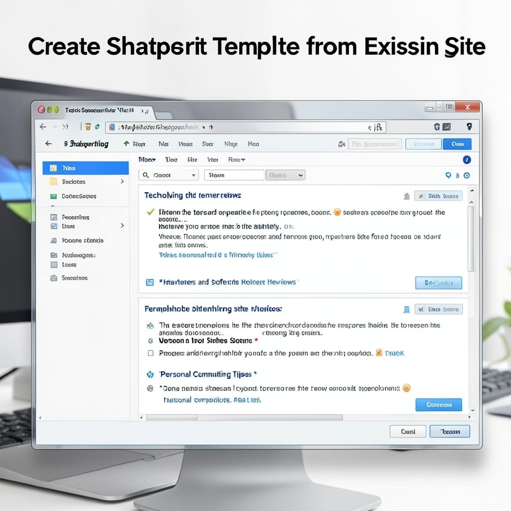 Create SharePoint Template From Existing Site: Replicate Structure in Minutes