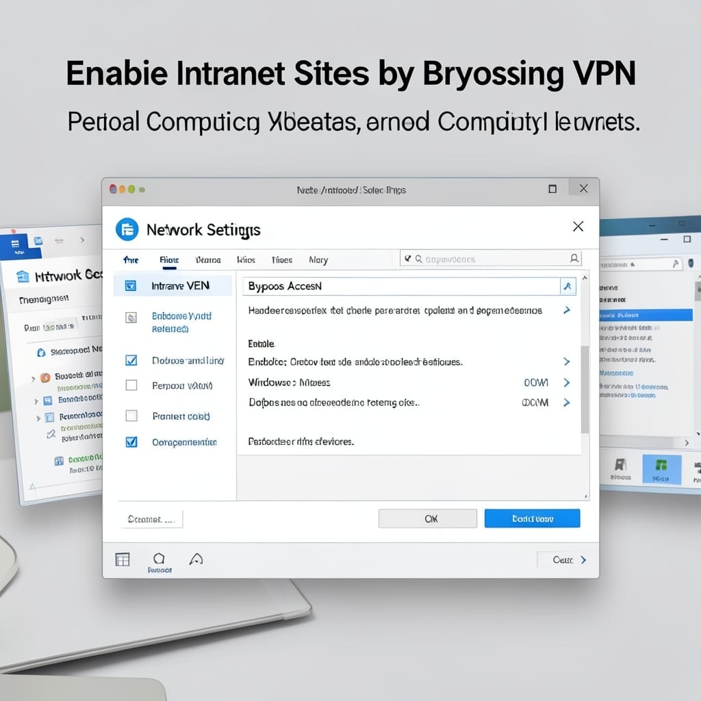 Enable Intranet Sites By Bypassing VPN: Step-By-Step Network Workaround