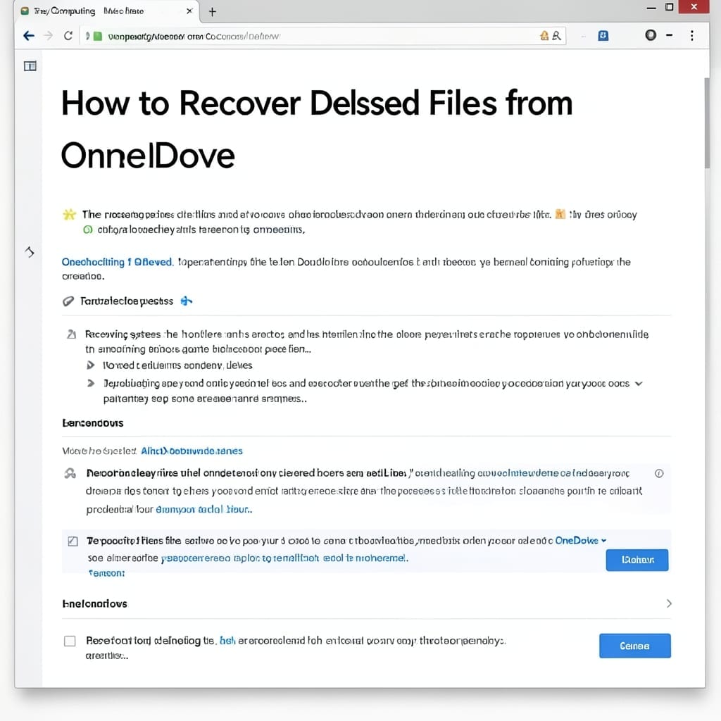 How to Recover Deleted Files From OneDrive: Foolproof Data Restoration Guide