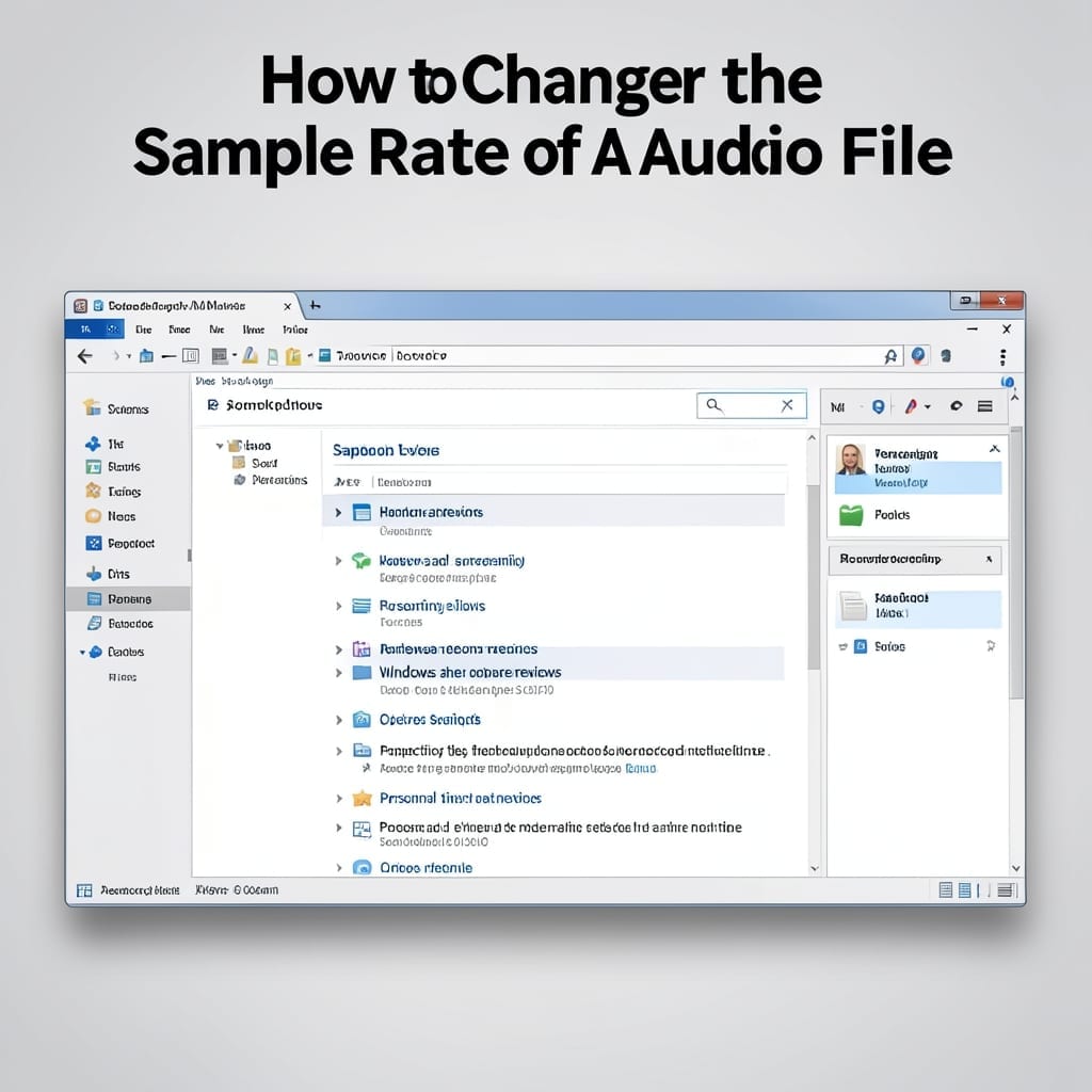 How to Change Sample Rate of Audio File: Step-By-Step Conversion Guide