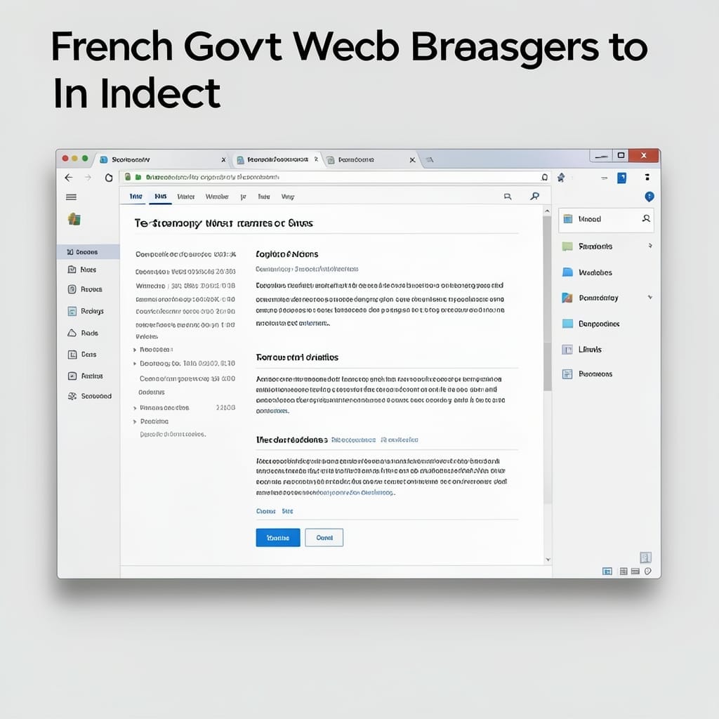 French Govt Web Browsers To Inject: Official Policy and Implementation Guide