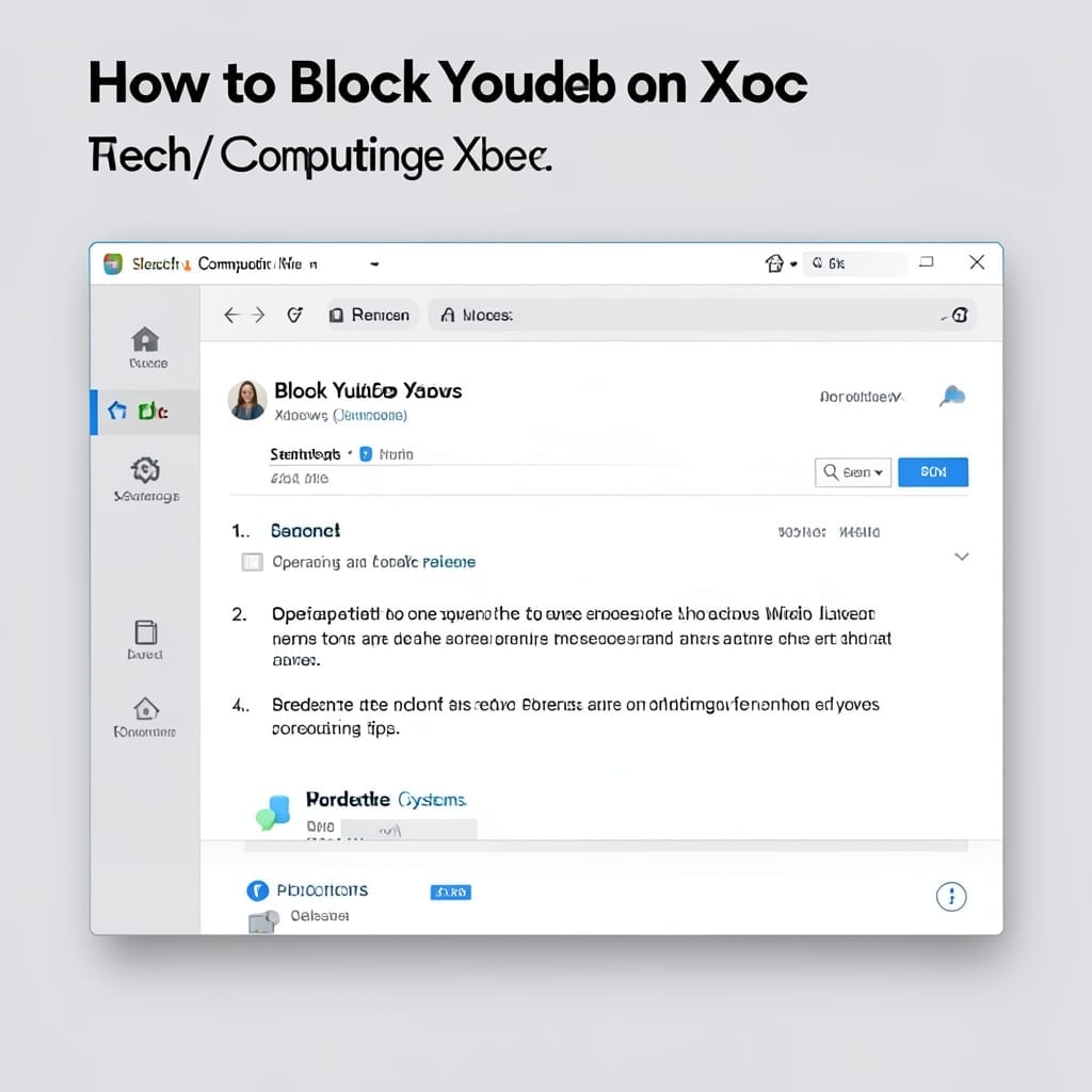 How to Block YouTube on Xbox: Simple Parental Control Steps
