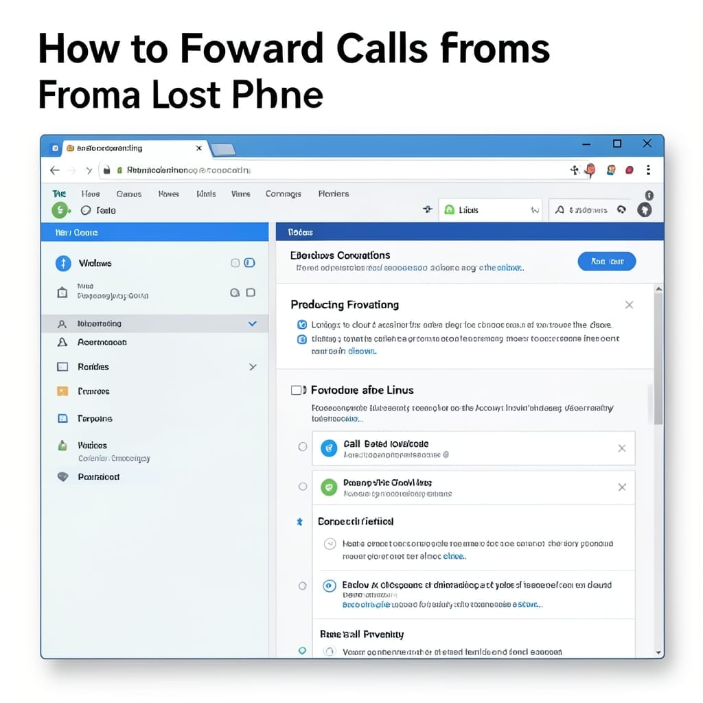 How to Forward Calls From a Lost Phone: Remote Recovery in Minutes