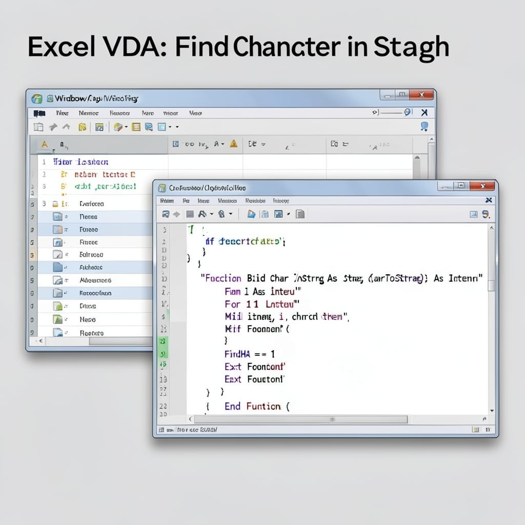 Excel VBA Find Character In String: Precision String Search in Seconds