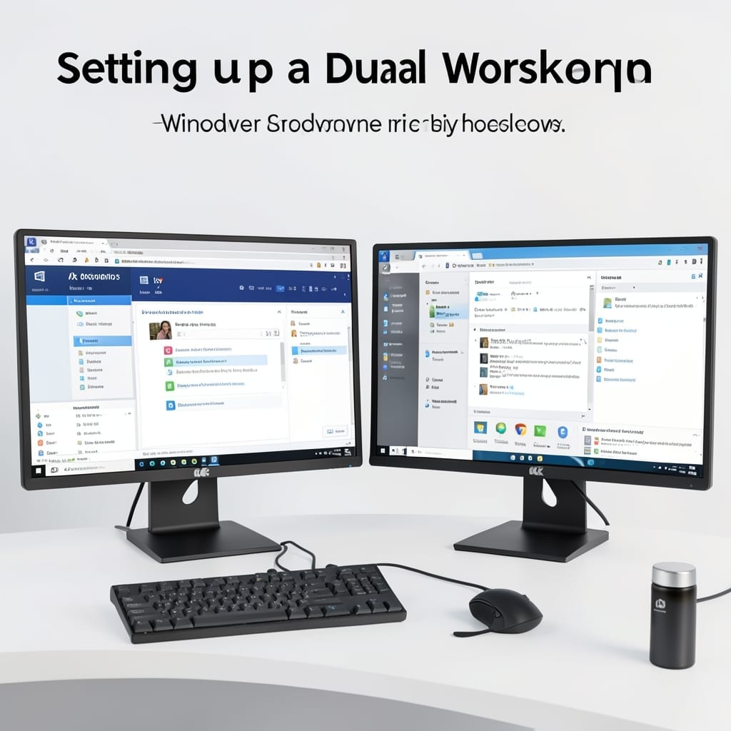Topic Fix Test Setting Up Dual Monitor Workstation: Streamlined Workflow Setup Guide