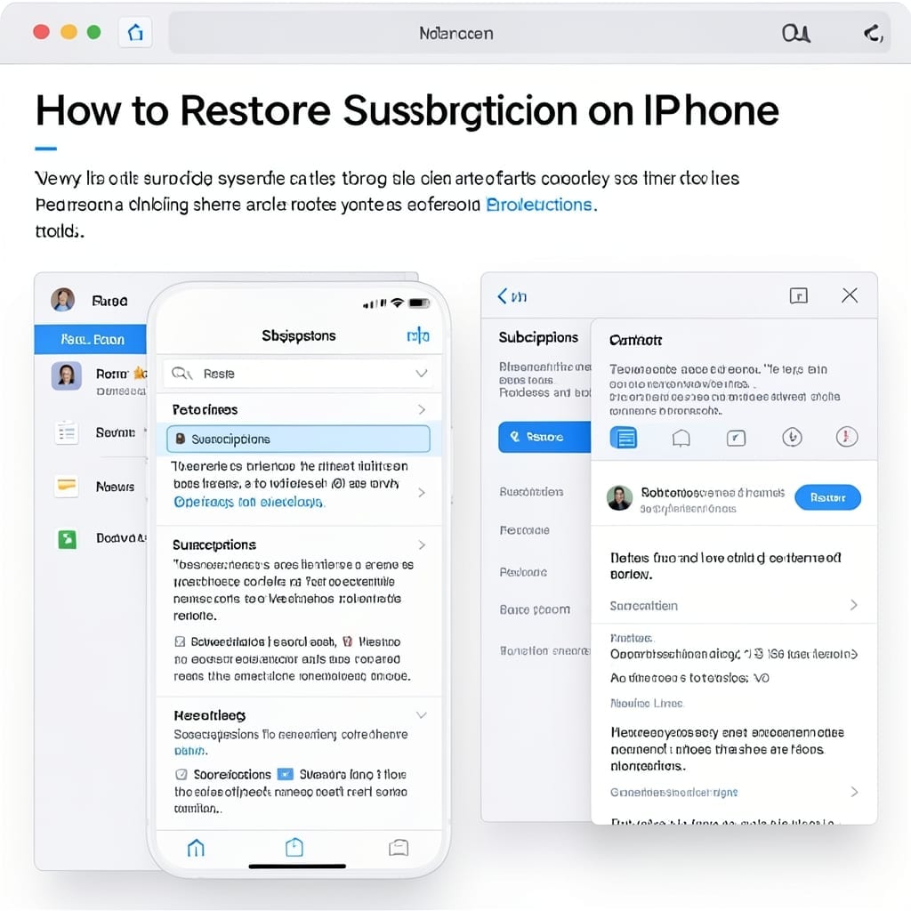 How To Restore Subscription On iPhone: Step-By-Step Account Recovery