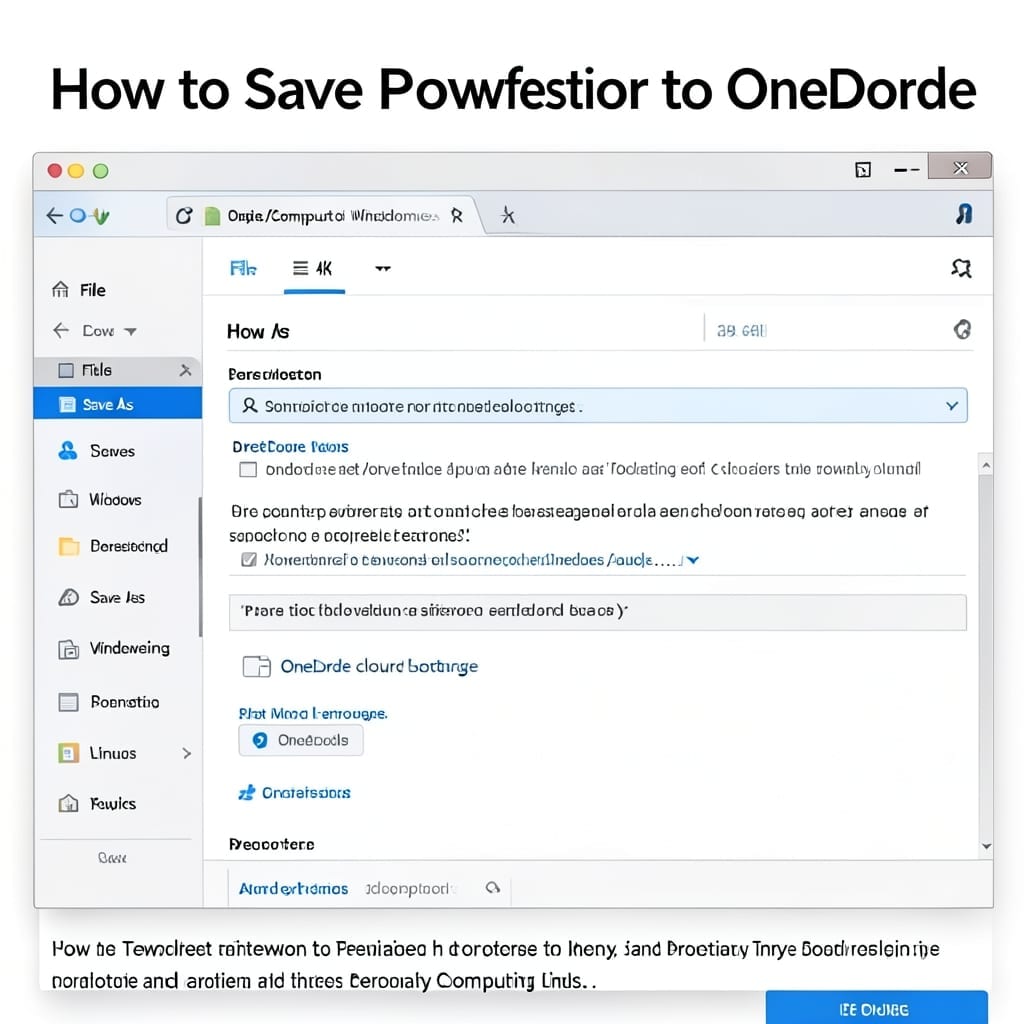 How To Save PowerPoint To OneDrive: Seamless Cloud Backup in Seconds