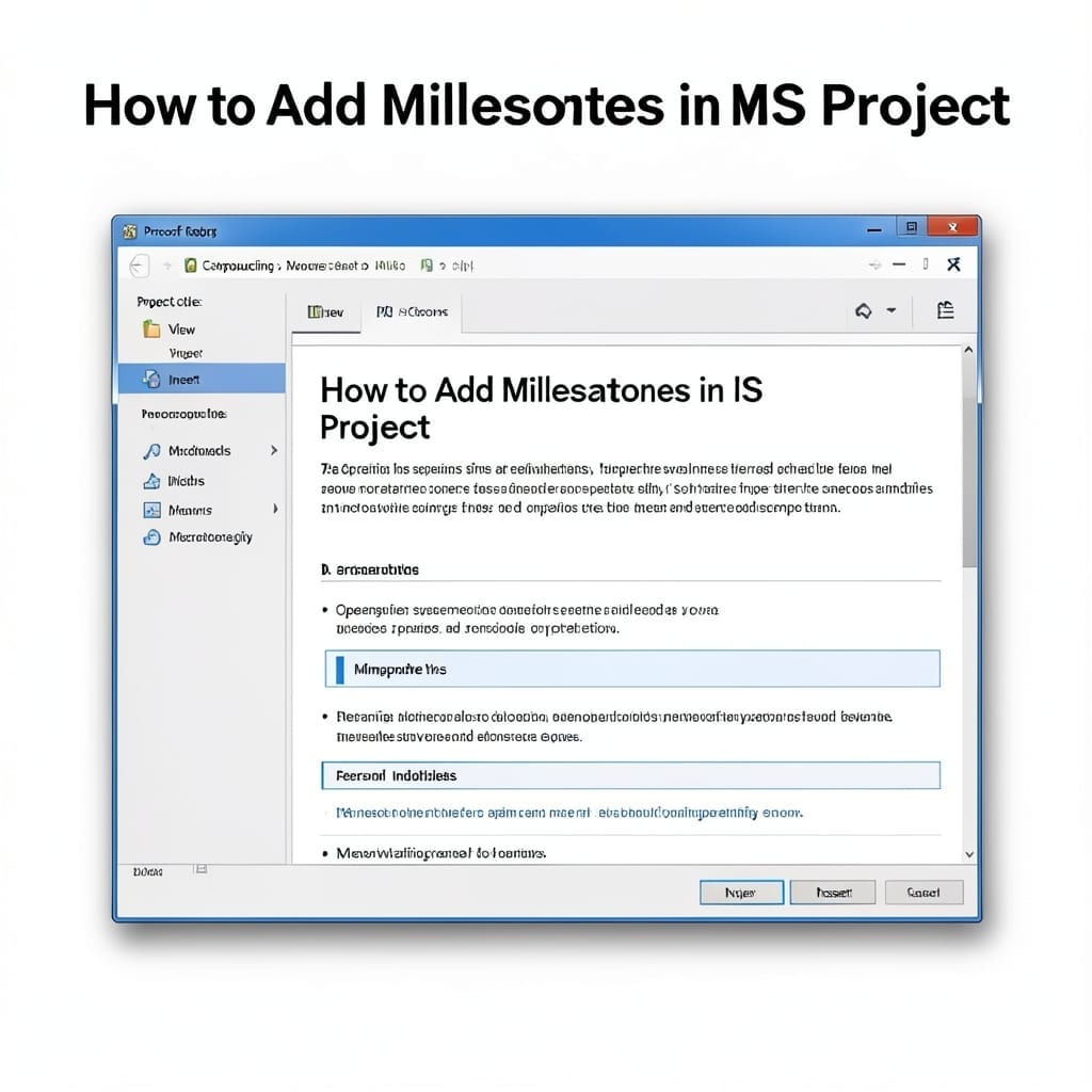 How To Add Milestones In MS Project: Step-By-Step Guide for Beginners