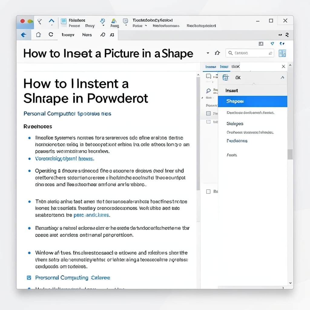 How To Insert Picture In Shape Powerpoint: Step By Step Visual Guide