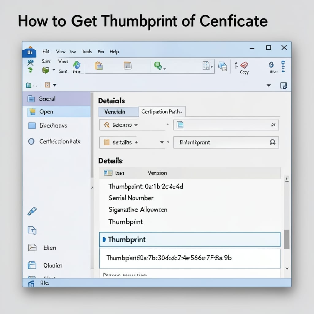 How to Get Thumbprint of Certificate: Step-by-Step SSL Verification