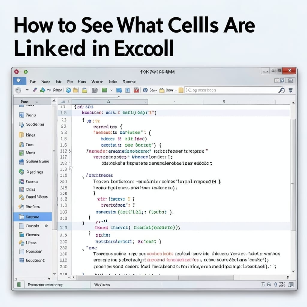 How To See What Cells Are Linked In Excel: Trace Dependents and Precedents