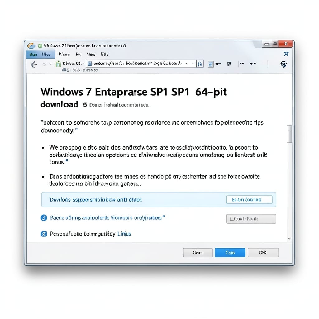 Windows 7 Enterprise SP1 64 Bit Download: Official Microsoft ISO Source