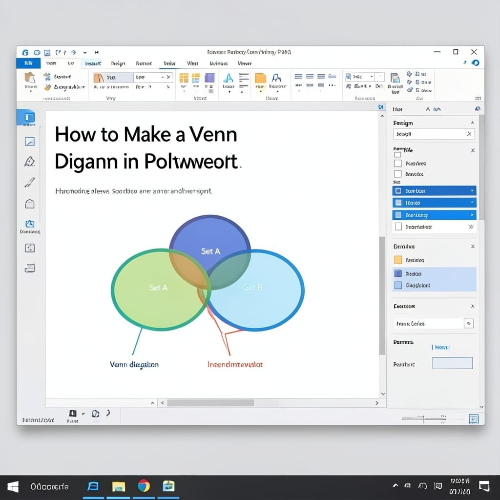 How to Make a Venn Diagram in PowerPoint: Drag and Drop Visual Overlaps