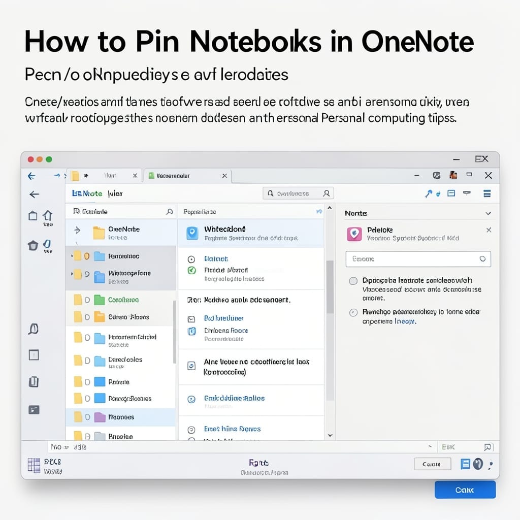 How to Pin Notebooks in OneNote: Quick Organization Hack