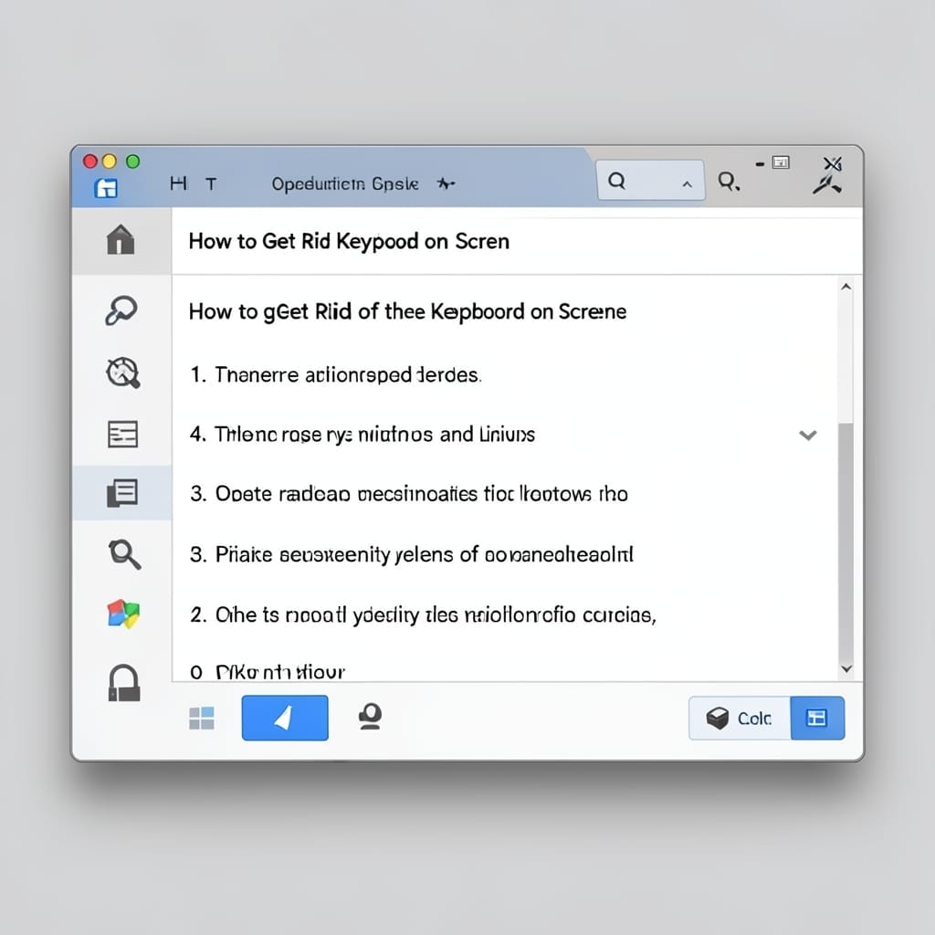 How to Get Rid of Keyboard on Screen: Quick Fix for Windows Users