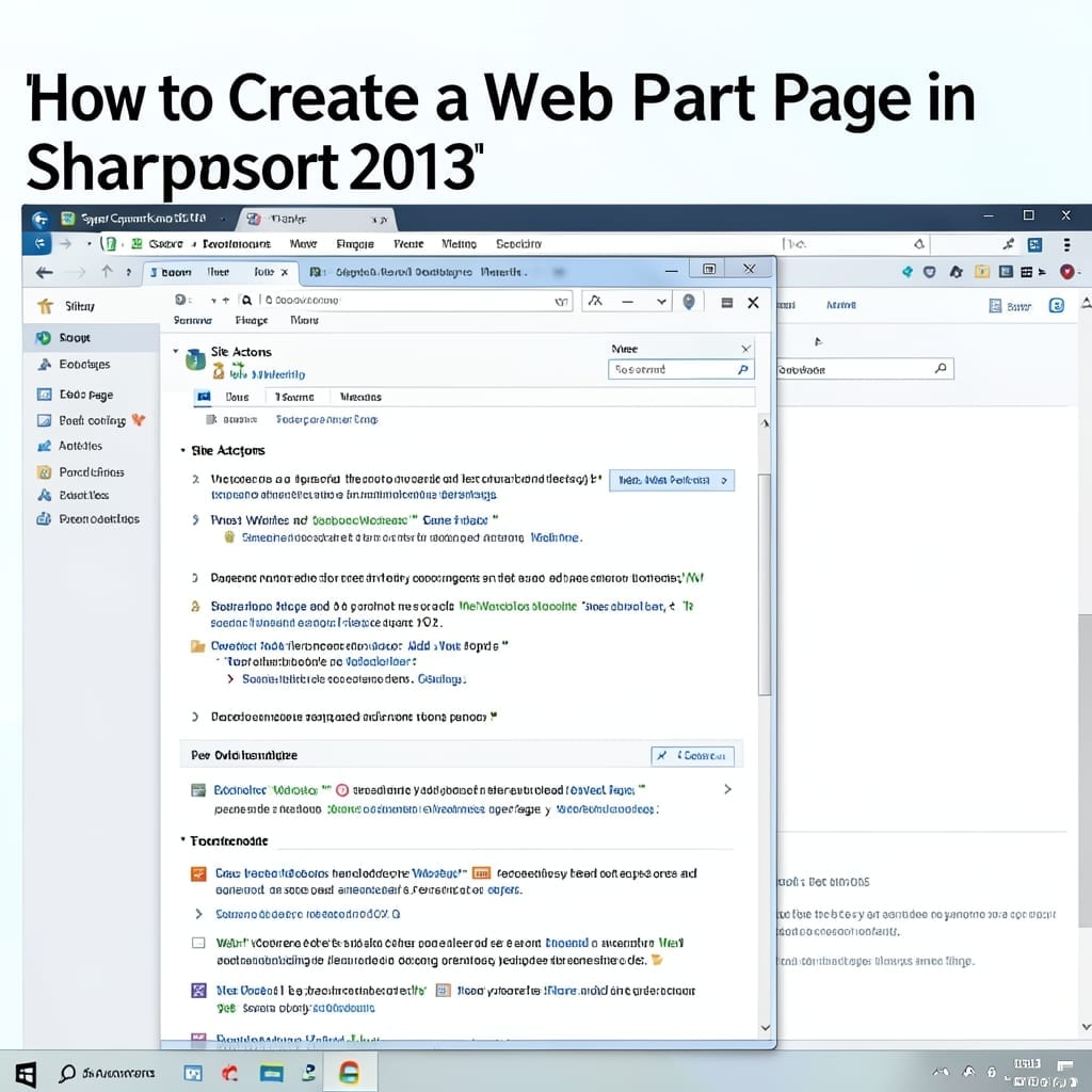 How To Create Web Part Page In SharePoint 2013: Custom Layouts With Minimal Coding