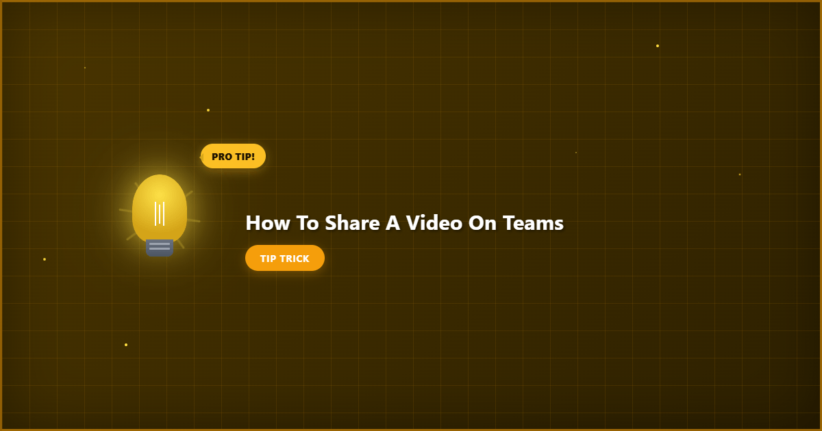 how to share a video on teams example with annotations