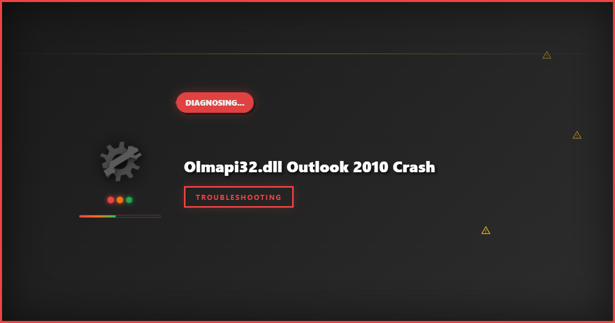 Olmapi32.dll Outlook 2010 Crash: Step-by-Step Fix Guide