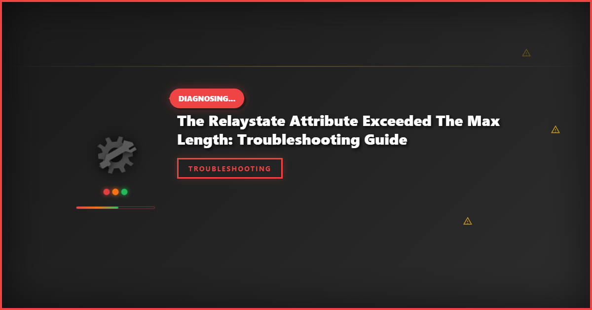The RelayState Attribute Exceeded the Max Length: Troubleshooting Guide